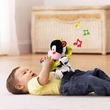 VTech Baby Lil' Critters Moosical Beads | Interactive Musical Cow Toy with Lights, Sounds & Learning Activities