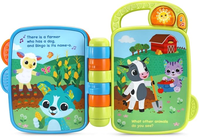 VTech Animal Rhymes Storytime Interactive Musical Learning Book | 45+ Songs, Melodies, Sounds & Phrases for Babies 9-36 Months