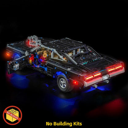 BrickBling LED Light Kit Compatible with Lego Technic Fast and Furious Dodge Charger R/T Car 42231