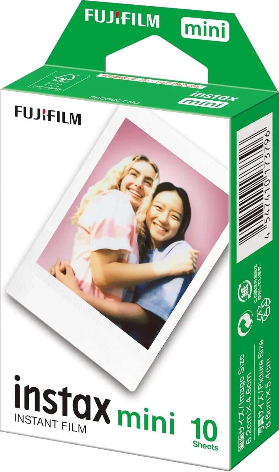 Fujifilm Instax Mini Single Pack 10 Sheets Instant Film for Fuji Instant Cameras - Jaiman Toys