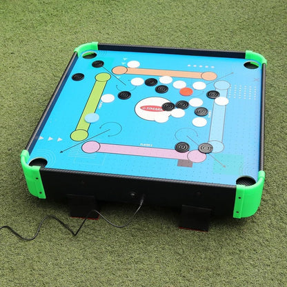 Simarr Air Carrom Table Game – Electric Air Powered Carrom Board with Coins & Striker | Indoor Family Game
