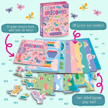 Build and Play Unicorns | Interactive Build & Play Activity Kit for Kids (Paperback)