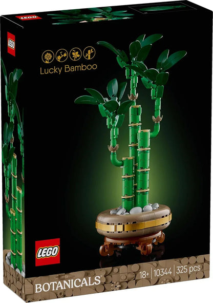 LEGO 10344 Botanicals Lucky Bamboo Artificial Plant Set (325 Pieces)
