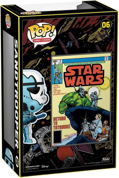 Funko Pop! Portada del cómic: Star Wars - Sandtrooper - Collectible Action Figure - Jaiman Toys