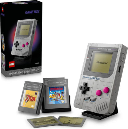 LEGO 72046 Game Boy Building Set for Adults | Retro Nintendo Collectible Model with The Legend of Zelda & Super Mario Game Paks (421 Pieces)