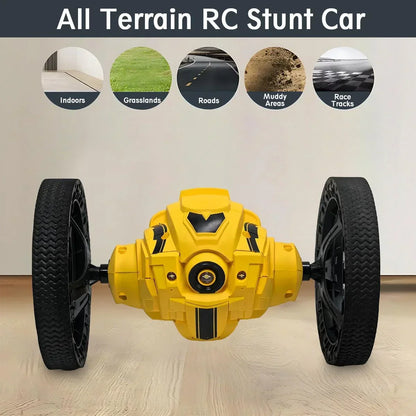 JJRC Q207 2.4G Double-Sided RC Stunt Car with Camera, Lights & Bounce Action Car