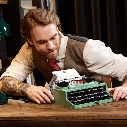 LEGO Ideas 21327 Typewriter  Building Kit; Great Gift Idea for Writers (2,079 Pieces)