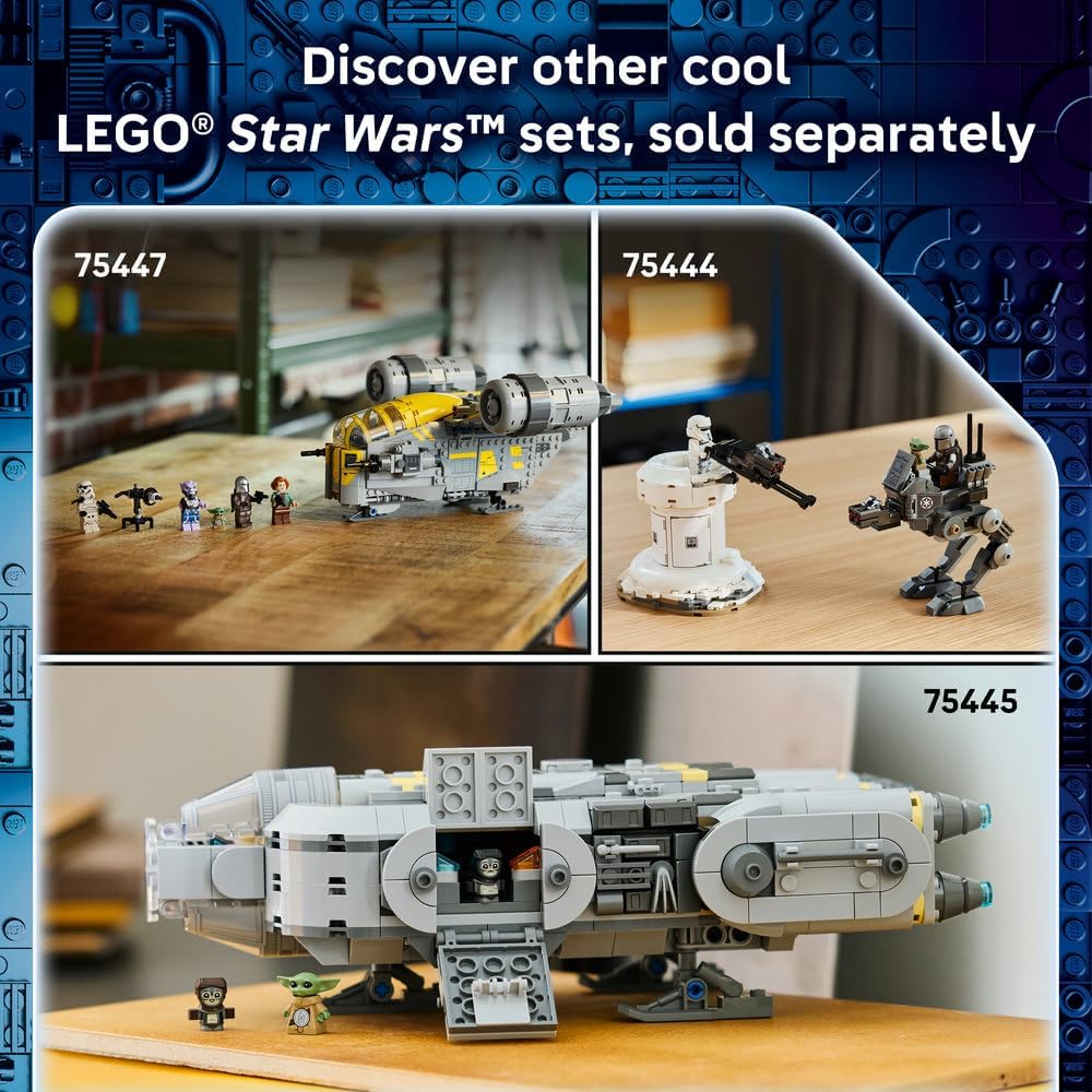 LEGO 75446 Star Wars Grogu (Mandalorian Apprentice) Toy - Display Figure Model Kit w/Beskar Armour for Kids' Room Decor - Gift Idea for 10+ Year Old Boys, Girls