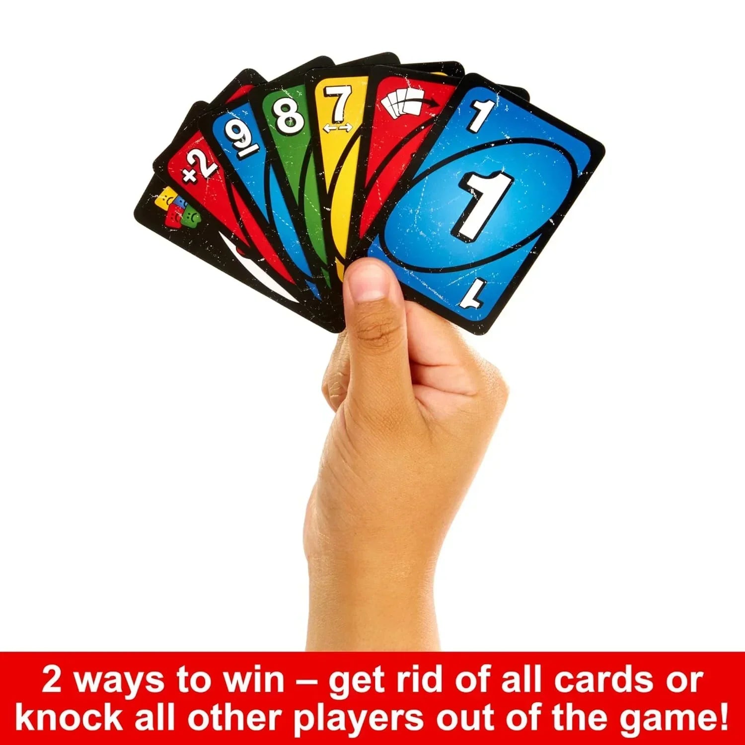 Mattel Games UNO Show ‘em No Mercy Card Game for Kids, Adults & Family Parties and Travel with Extra Cards, Special Rules and Tougher Penalties. - Jaiman Toys
