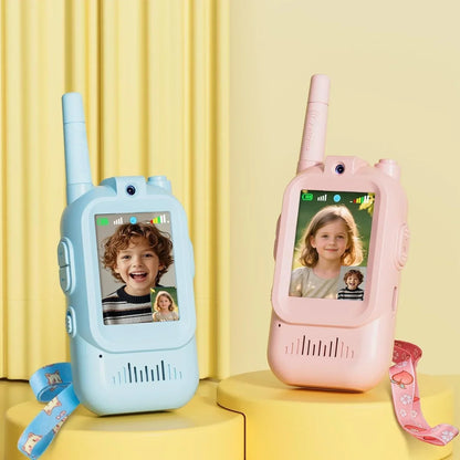 Kids Video Walkie Talkie Set  – With HD Camera, Voice Changer & Long-Range Talk