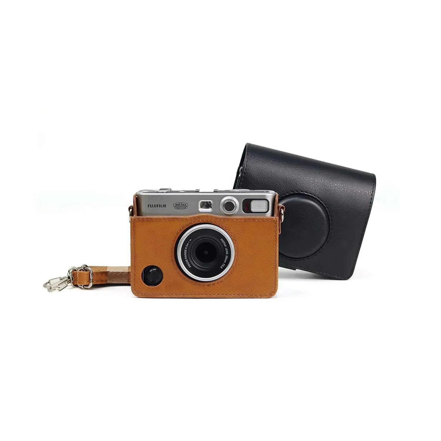 Sleek Protection for Mini Evo – Premium PU Leather Case for Fujifilm Instax Mini EVO (Brown) - Jaiman Toys