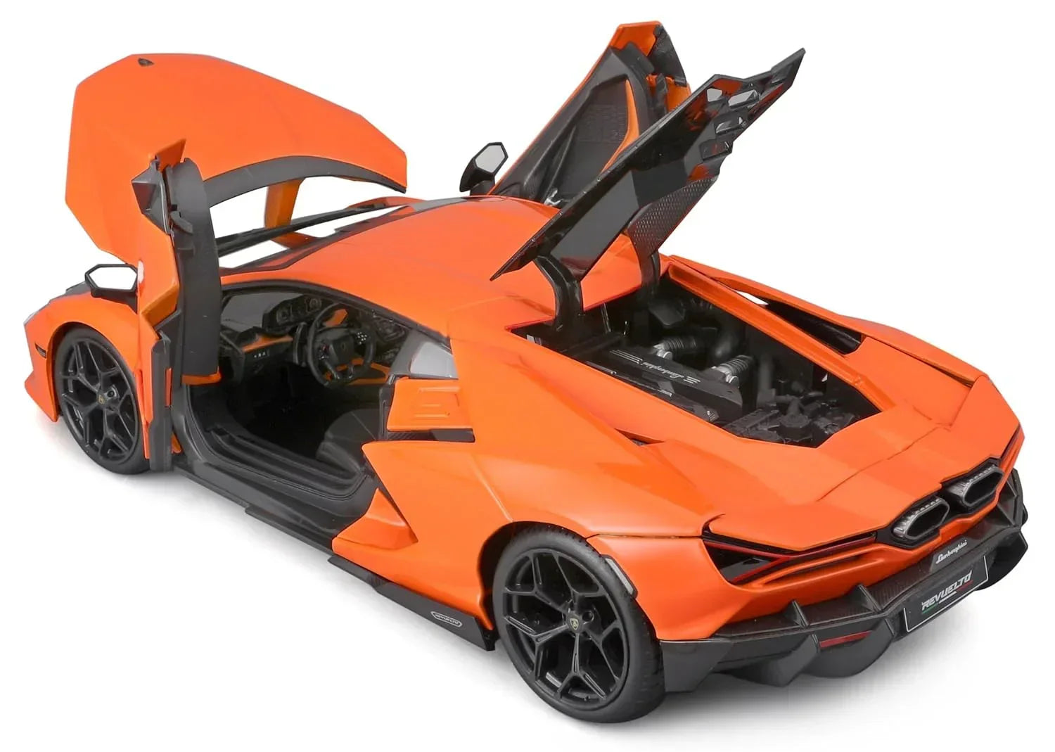 Maisto - 1/18 Scale Model Compatible with Lamborghini Revuelto Hybrid 2023 (Orange) Sports Car Collectible Miniature - Jaiman Toys