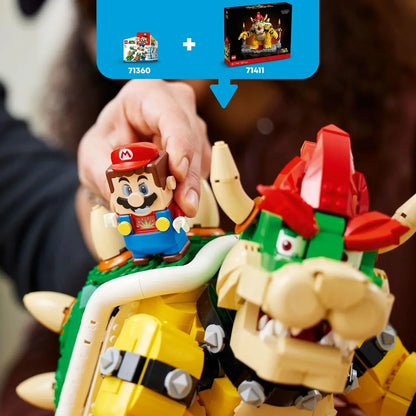 Lego Super Mario The Mighty Bowser 71411 Building Toy Set; Collectible Gift for Adult Fans (2,807 Pieces)