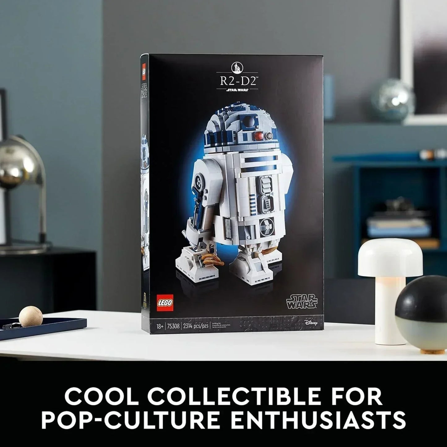 LEGO Star Wars 75308  R2-D2 Collectible Building Toy  (2,314 Pieces)