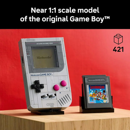 LEGO 72046 Game Boy Building Set for Adults | Retro Nintendo Collectible Model with The Legend of Zelda & Super Mario Game Paks (421 Pieces)