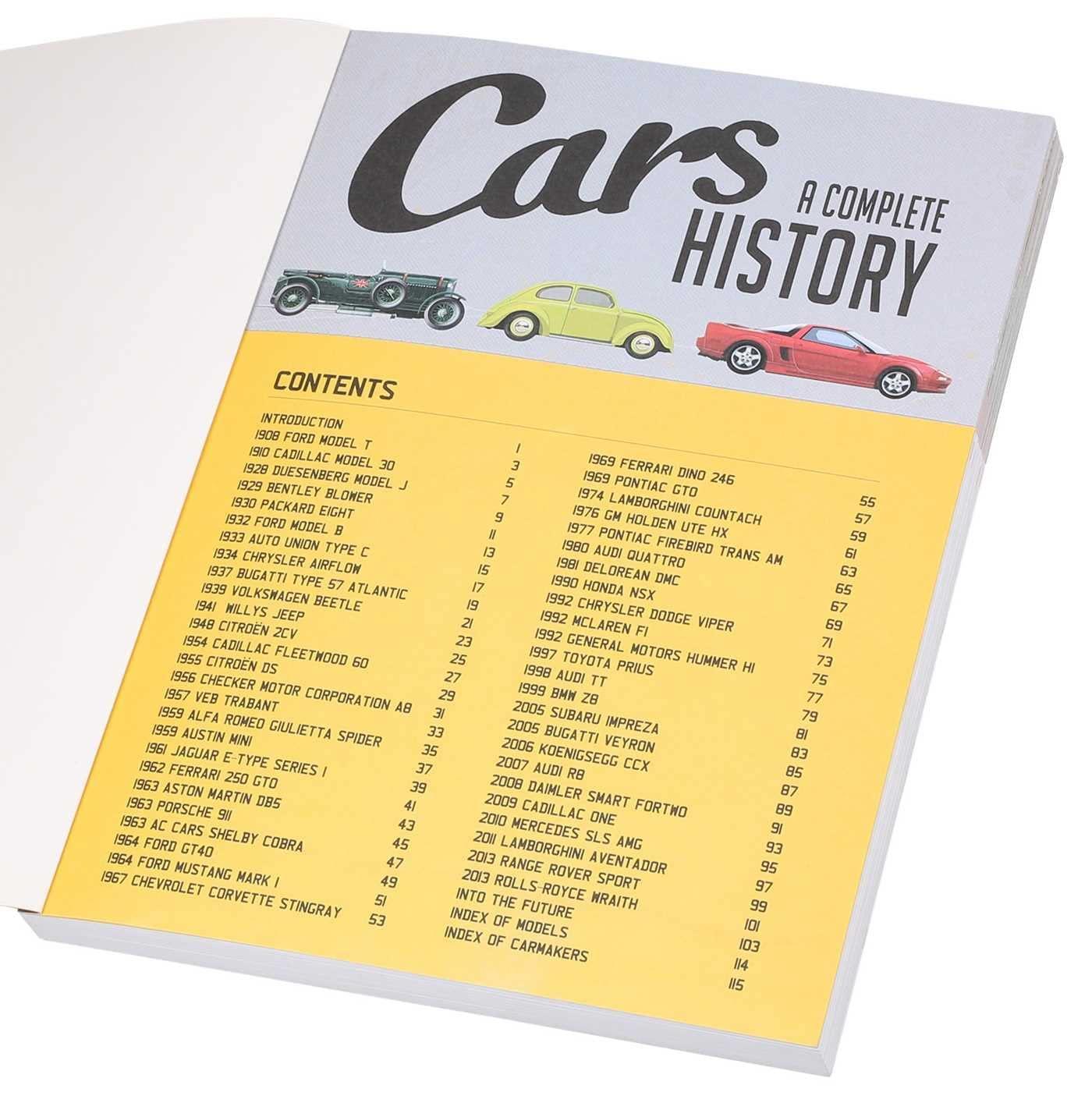 Cars: A Complete History Book by Simon Heptinstall - Jaiman Toys