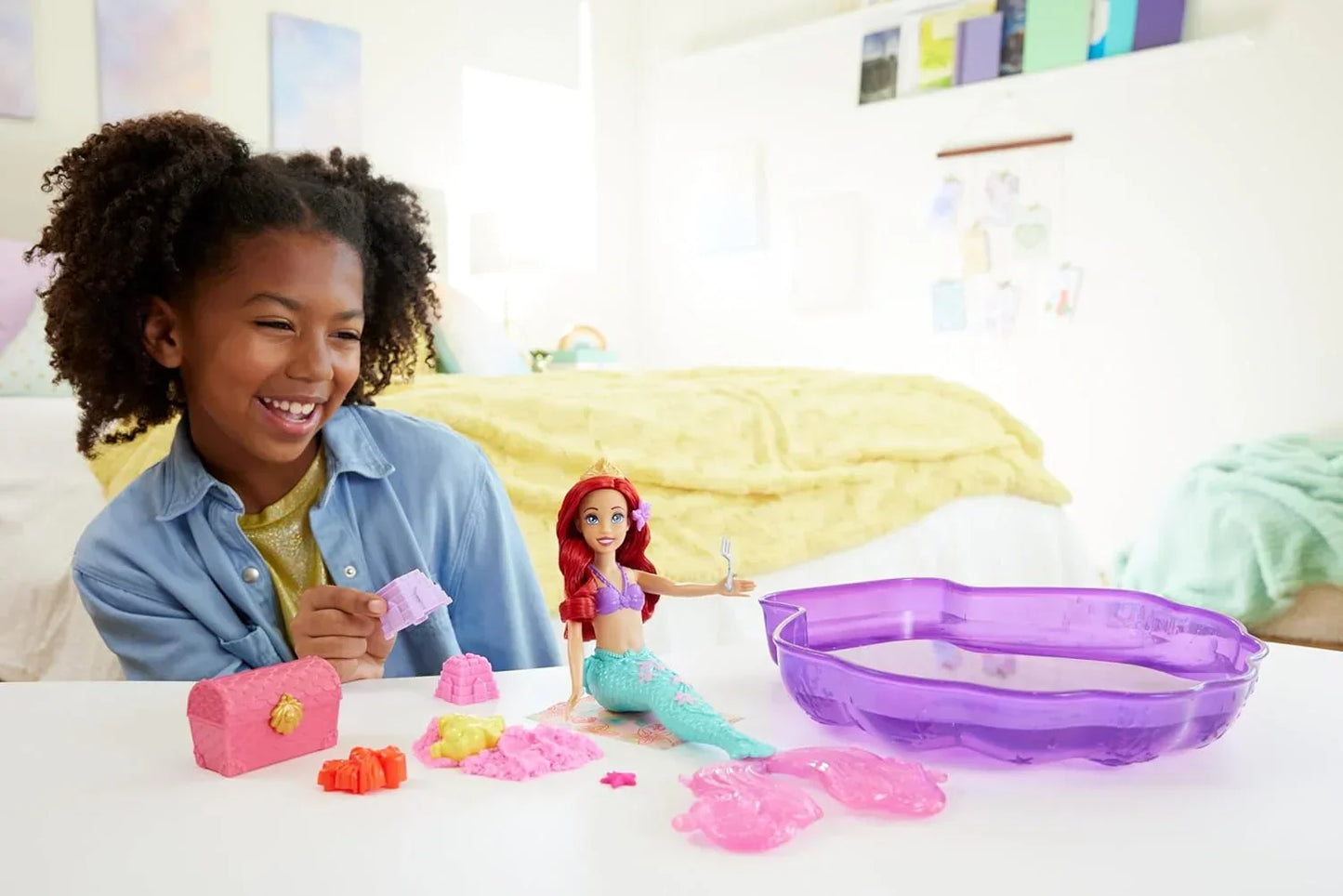 Sand and Swim Ariel Barbie Fashion Doll Make Waves with Disney's Little Mermaid - Jaiman Toys