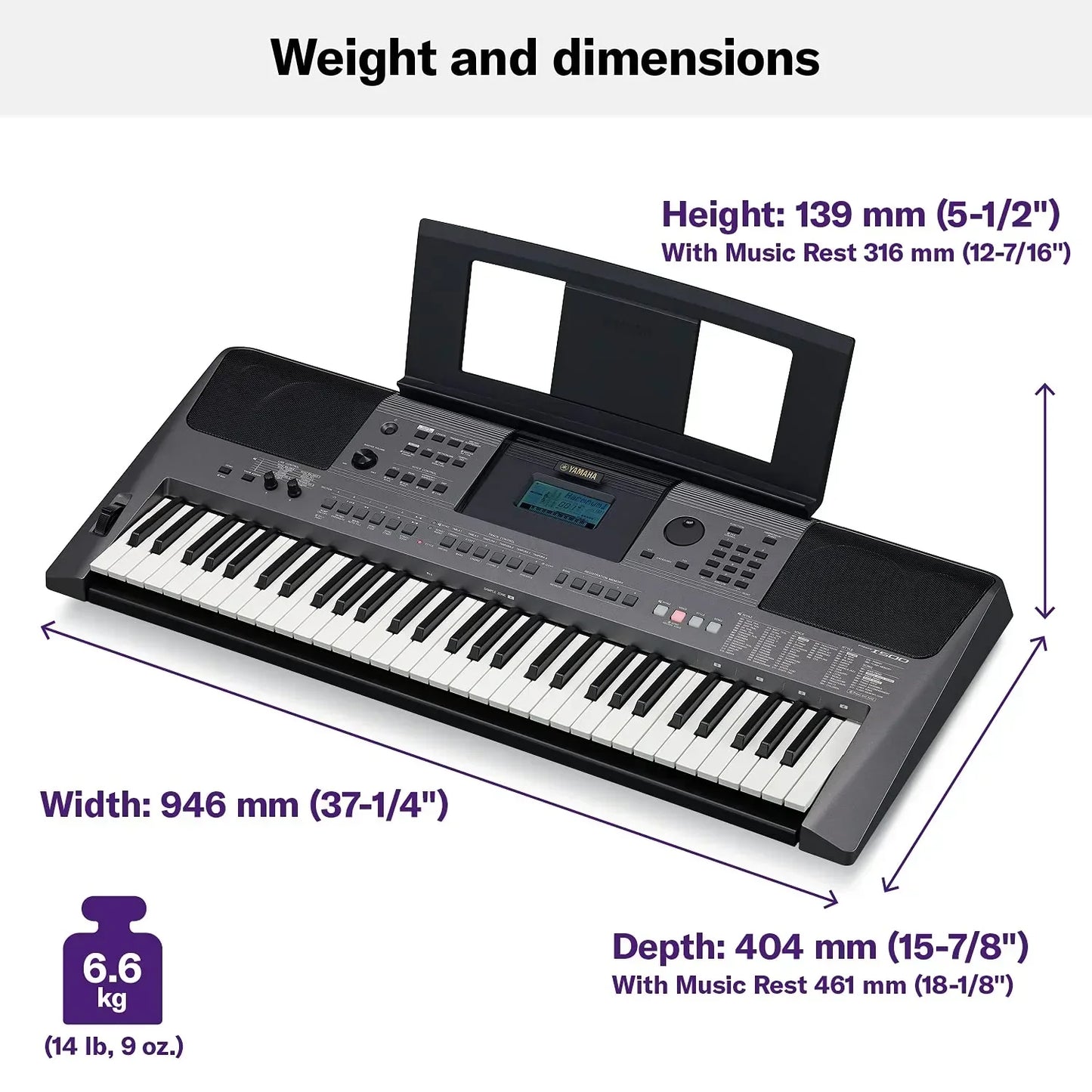 YAMAHA PSR-I500 PORTABLE KEYBOARD WITH ADAPTOR - Jaiman Toys