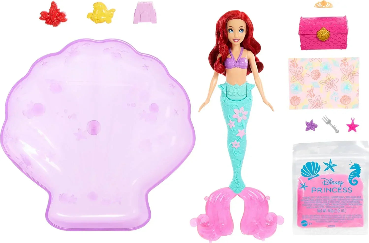 Sand and Swim Ariel Barbie Fashion Doll Make Waves with Disney's Little Mermaid - Jaiman Toys