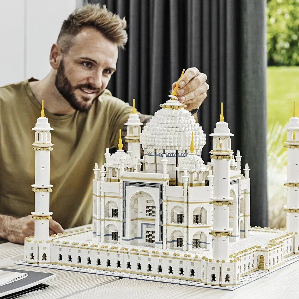 LEGO Creator Expert 10256 Taj Mahal Building Kit&amp;Architecture Model (5923 Pieces),White