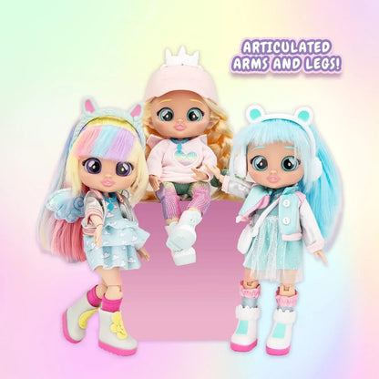 Cry Babies BFF Kristal Fashion Doll with 9+ Surprises Including Outfit and Accessories for Fashion Toy, Girls and Boys Ages 4 and Up, 7.8 Inch Doll - Jaiman Toys