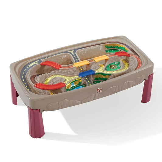 Step2 Deluxe Canyon Road Train & Track Table – Interactive Playset for Kids - Jaiman Toys