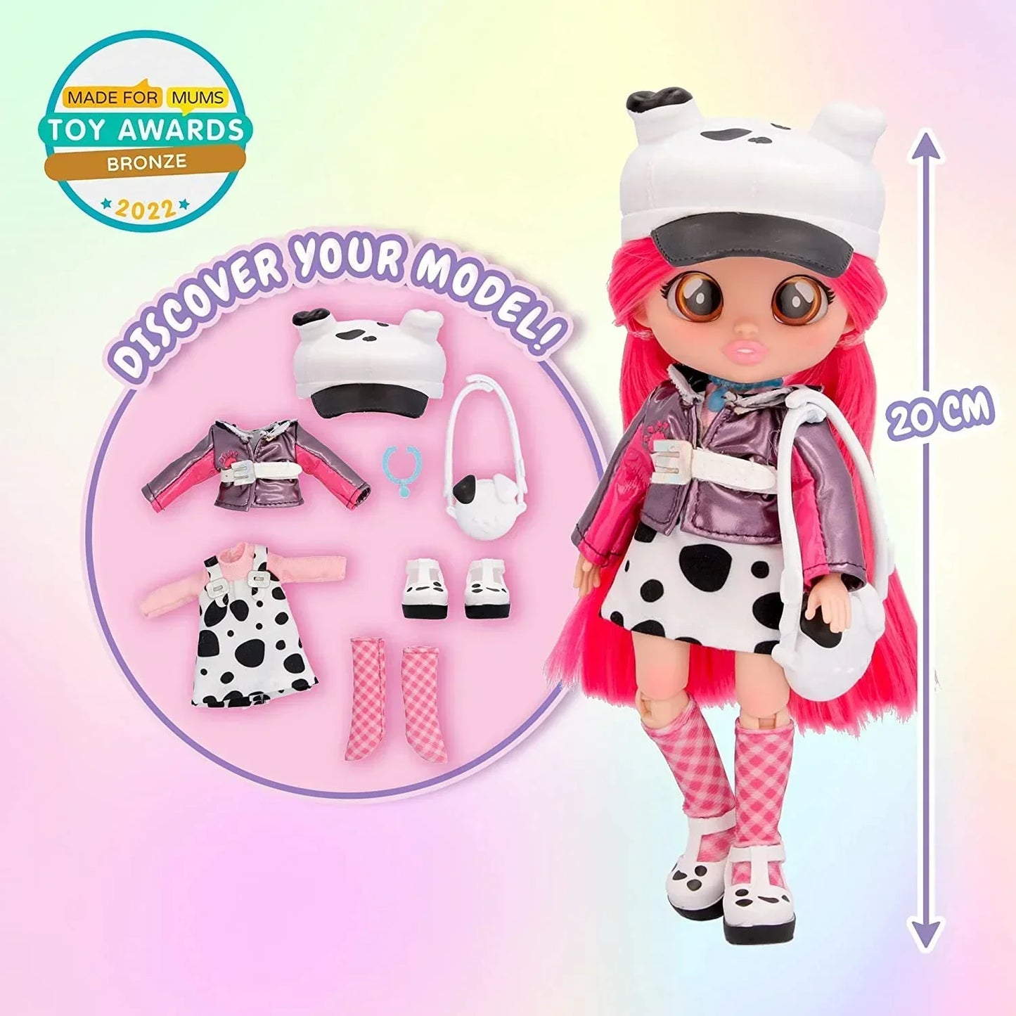 Cry Babies BFF Dotty Fashion Doll with Surprises Including Outfit and Accessories for Fashion Toy - Jaiman Toys