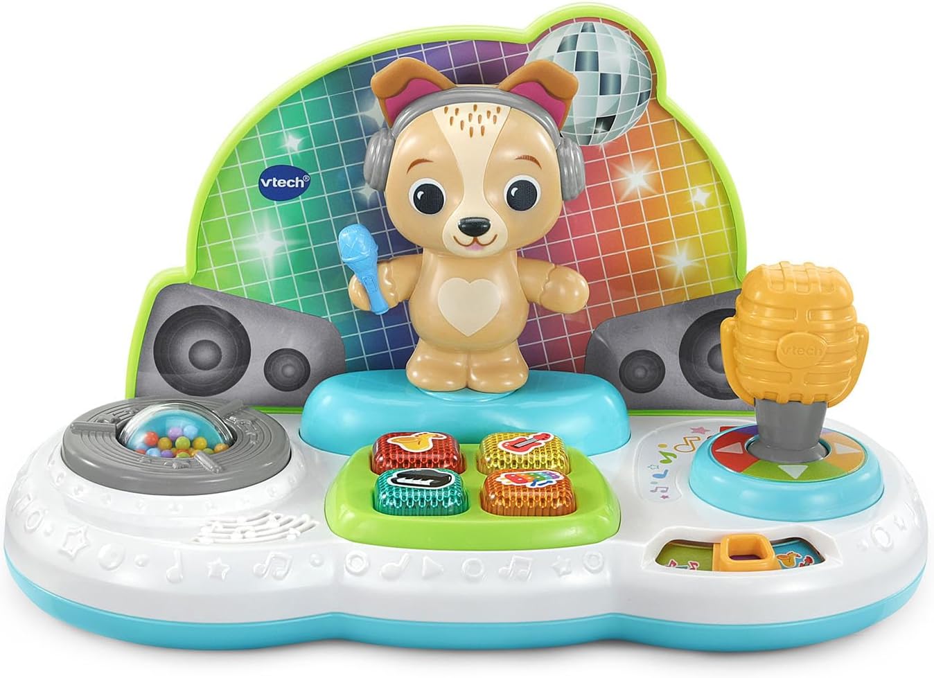 VTech Bark and Bop Dance Party | Interactive Musical DJ Puppy Toy with Lights & Sounds