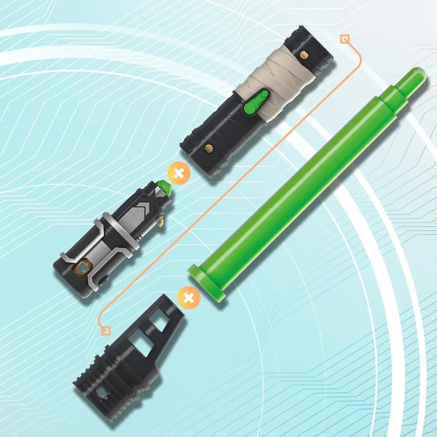 Star Wars Lightsaber Forge Kyber Core Lightsaber Luke Skywalker (Green) - Jaiman Toys