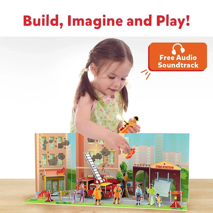 Skillmatics My World-Firefighters To The Rescue, Stem Building Playset & Learning Toy For Preschool Kids, Gifts For Ages 3 To 7, Multi color - Jaiman Toys