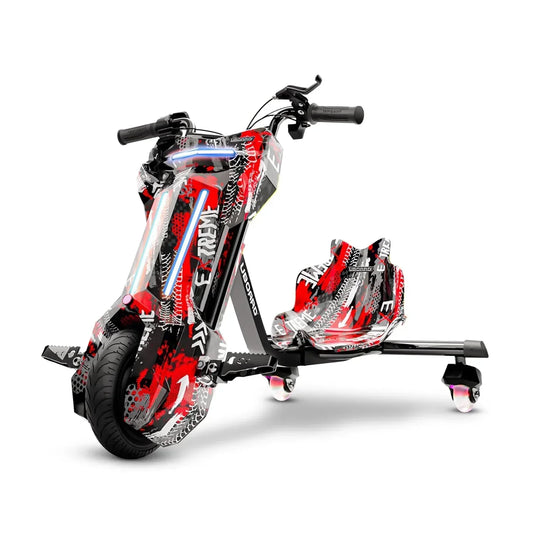 Uboard 3 Wheel Power Rider 360 Electric Drift Cart| Drifter Drifting Scooter | Go Kart Drifter for Kids