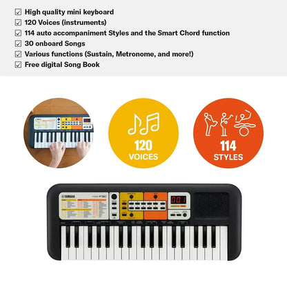 Yamaha PSS-F30, 37-Keys Portable Mini Keyboard - Jaiman Toys