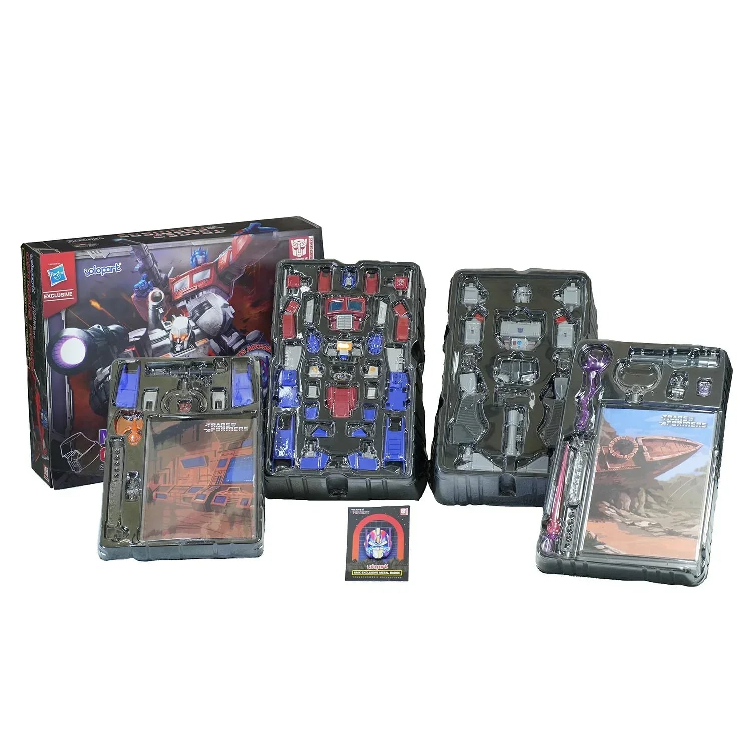 Transformers Yolopark X Optimus Prime & Megatron Combo Pack Collectible Action Figure (Advanced Model Kit) - Jaiman Toys