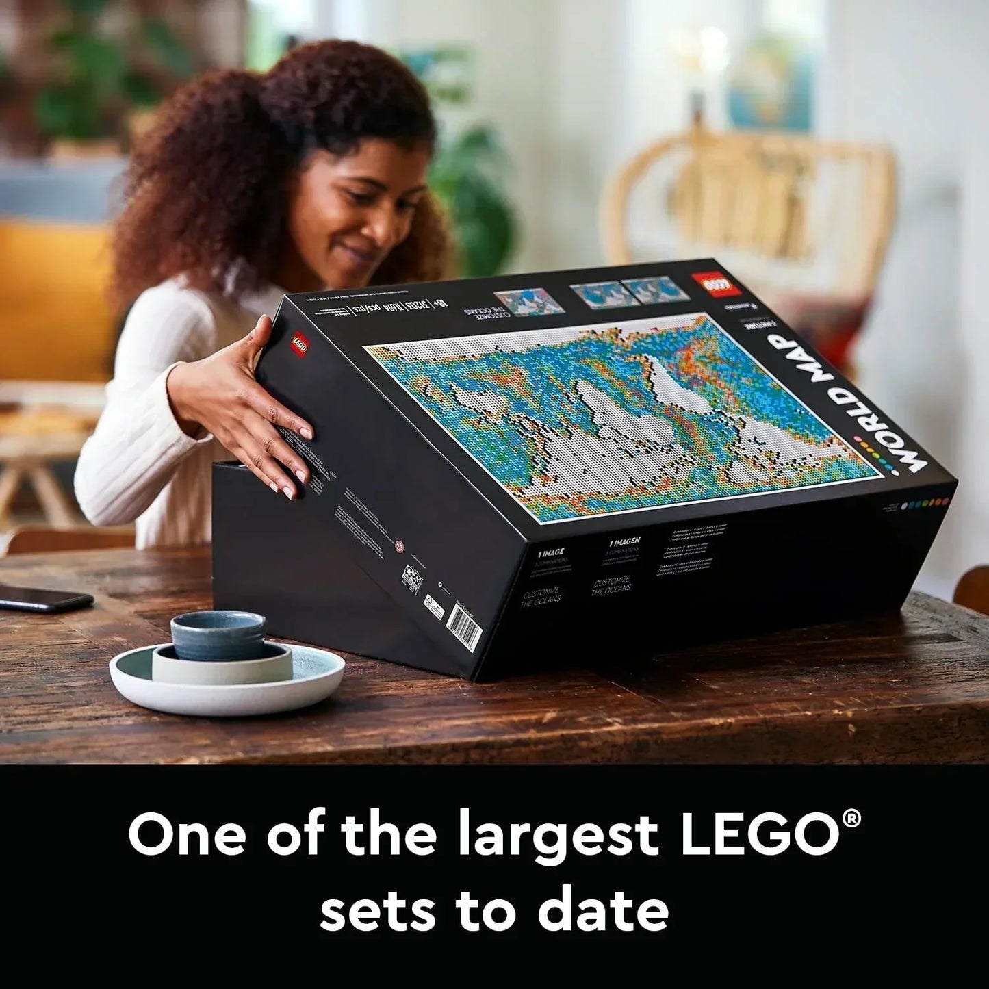 LEGO 31203 Art World Map Building Kit For Adults (11,695 Pieces) Multicolor (Box not so intact) - Jaiman Toys