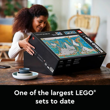LEGO 31203 Art World Map Building Kit For Adults (11,695 Pieces) Multicolor (Box not so intact) - Jaiman Toys