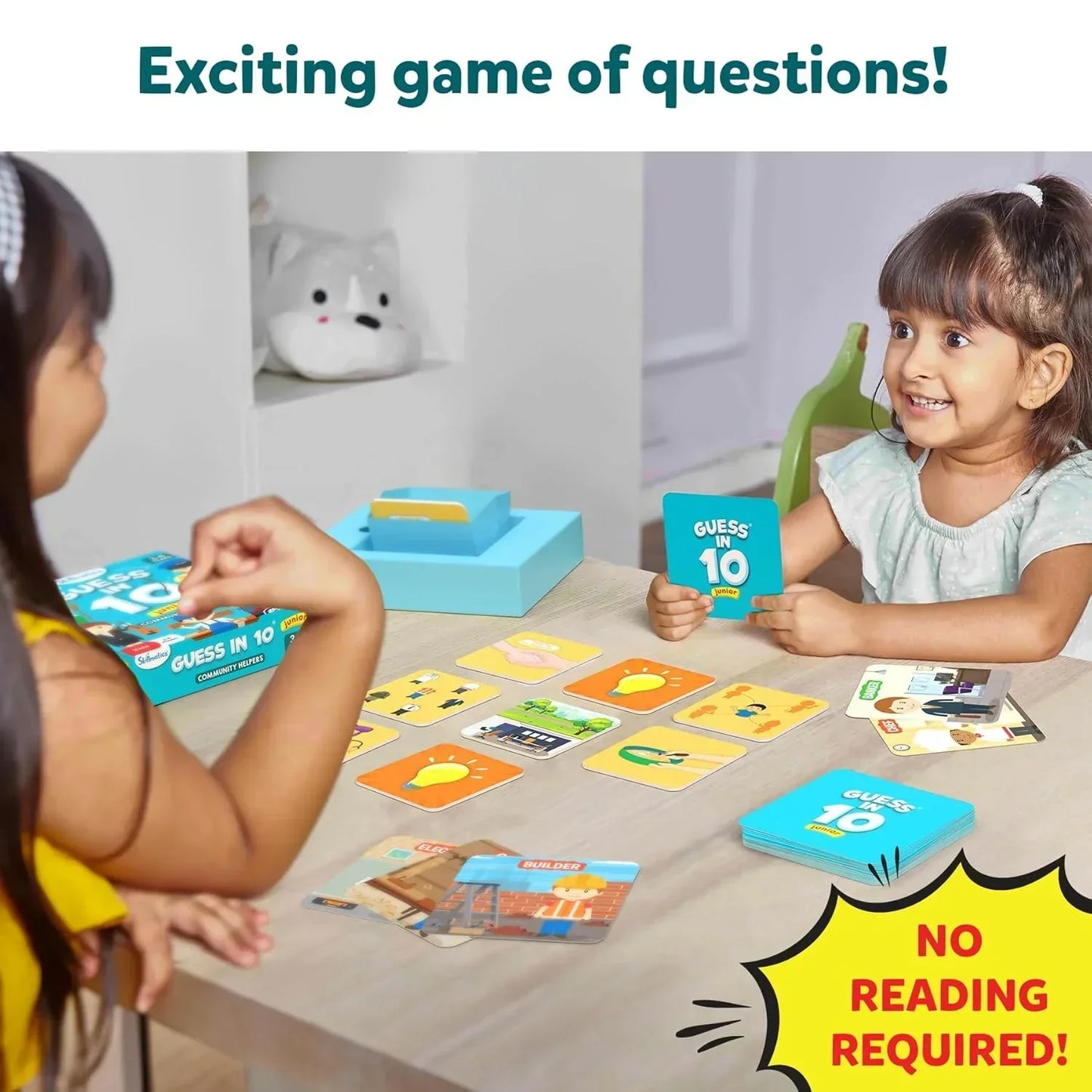 Skillmatics Card Game - Guess in 10 Junior Community Helpers for Kids, Boys, Girls, and Families Who Love Board Games and Educational Toys, Travel Friendly,... - Jaiman Toys
