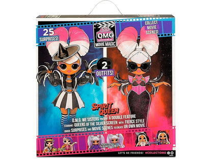 L.O.L. Surprise! OMG Movie Magic Spirit Queen Fashion Doll with 25 Surprises Including 2 Outfits, 3D Glasses, Accessories and Reusable Playsetââ‚¬â€œ Gift for Kids, Toys for Girls Boys Ages 4 5 6 7+ Years - Jaiman Toys