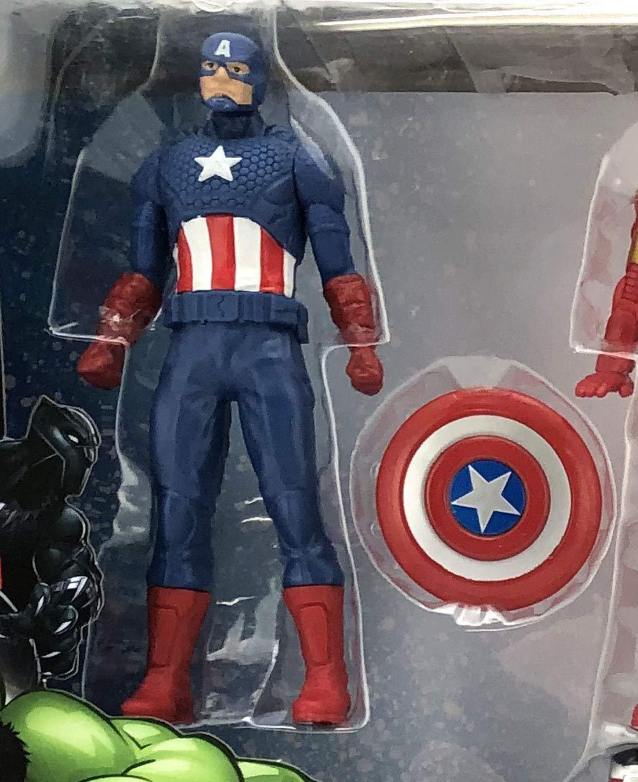 Hasbro Marvel Avengers Action FiguHasbro Marvel Avengers 8-Pack Action Figures – Iron Man, Hulk, Black Panther & Moreres - Iron Man, Hulk, Black Panther, Captain America, Spider Man, Ant Man, War Machine & Falcon! (8 Action Figures) - Jaiman Toys