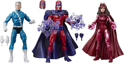 Marvel Legends Series 6" Family Matters 3 Pack with Magneto, Quicksilver, & Scarlet Witch Action Figures - Jaiman Toys