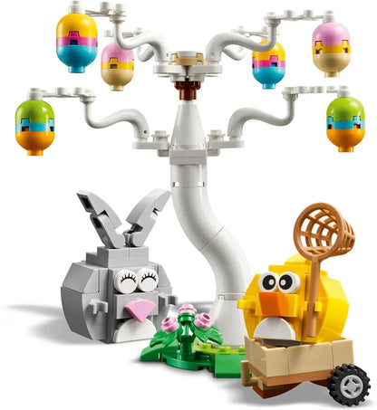 LEGO Easter 40808 Bunny and Chick Egg Hunt - Easter Toy w/Rabbit & Bird Animal Figures - Kids' Arts and Crafts Kit - Gift for 8+ Year Old Girls & Boys