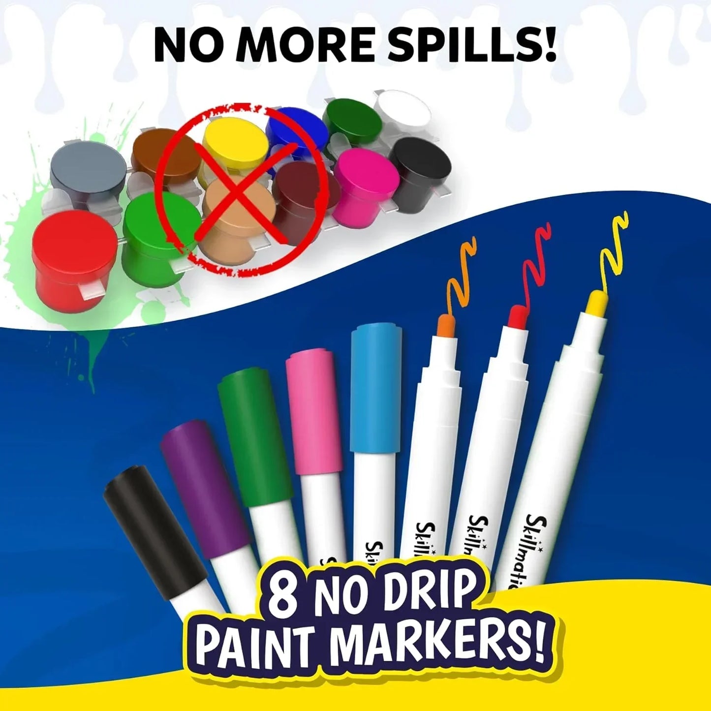 Skillmatics Rock Painting Kit - Mess-Free Art & Craft Activity For Girls & Boys, Craft Kits & Supplies, Diy Creative Activity, Gifts For Kids Ages 4, 5, 6, 7, 8, 9, 10, 11, 12, Multicolor - Jaiman Toys