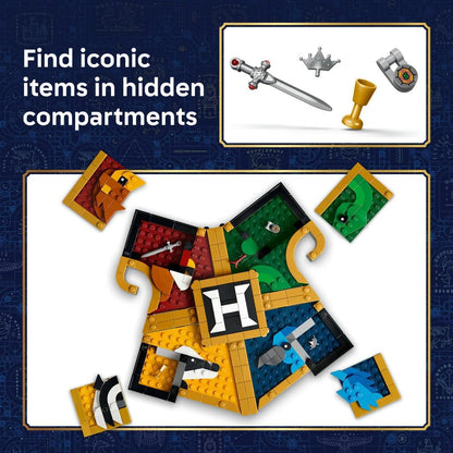 LEGO 76462 Harry Potter Hogwarts House Crest Building Set | 545 Pieces | Collectible Hogwarts Display Model