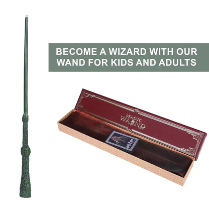 Classic Handcrafted Albus Dumbledore Master Wand II with LED, 35 CM Collectible Wizard Stick for Cosplay - Jaiman Toys