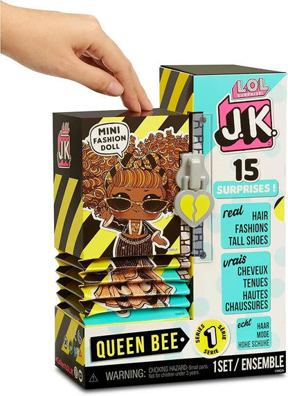 L*O*L. Surprise! O.M.G. Fashion Doll with More Surprises for Kids Age 3+ (J.K Dolls - Queen BEE) - Jaiman Toys