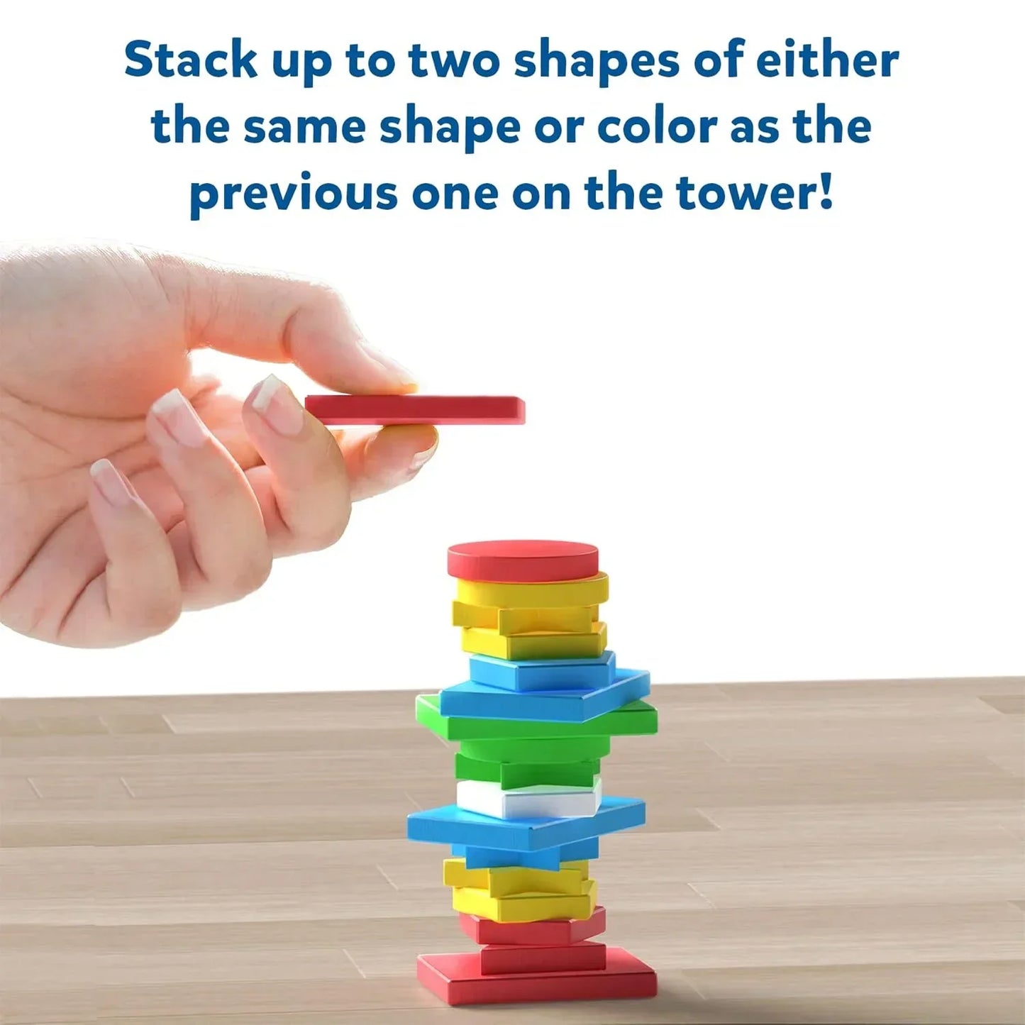 Skillmatics Board Game - 2 The Top, Matching & Balancing Game With A Twist, Match Colors & Shapes, Fun Family Friendly Game, For Kid - Jaiman Toys