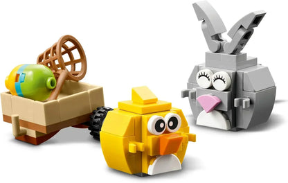LEGO Easter 40808 Bunny and Chick Egg Hunt - Easter Toy w/Rabbit & Bird Animal Figures - Kids' Arts and Crafts Kit - Gift for 8+ Year Old Girls & Boys