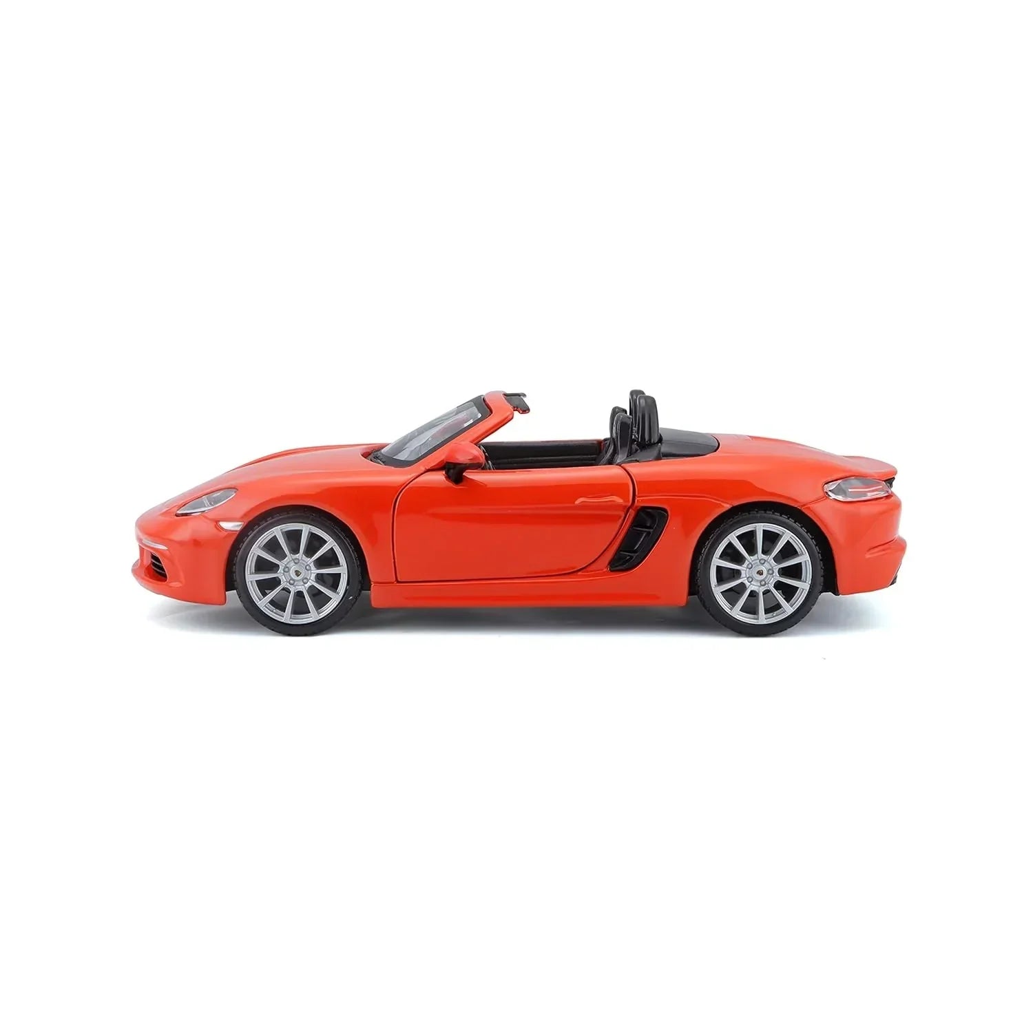 Bburago Die-Cast 1:24 Scale Porsche 718 Boxster Car (Orange) - Jaiman Toys