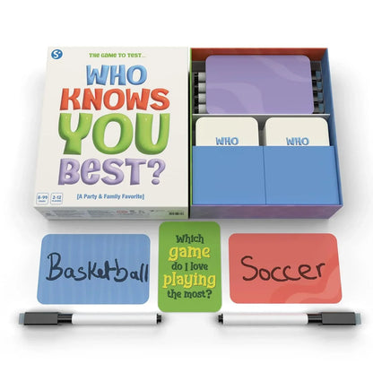 Skillmatics Card Game - Who Knows You Best, Family Party Game for Boys, Girls, Kids, Teenagers and Adults, Fun for Game Night, Gifts for Ages 8, 9, 10 and Up - Jaiman Toys