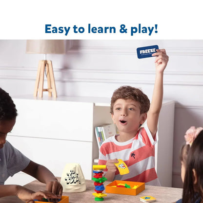 Skillmatics Board Game - 2 The Top, Matching & Balancing Game With A Twist, Match Colors & Shapes, Fun Family Friendly Game, For Kid - Jaiman Toys