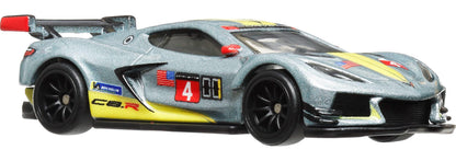 Hot Wheels Premium Car Culture Race Day Corvette C8.R Diecast Car – 1:64 Scale Metal Model with Real Riders